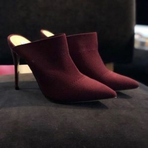 Steve Madden Drastic Mule in Burgundy LIKE NEW - Picture 2 of 8